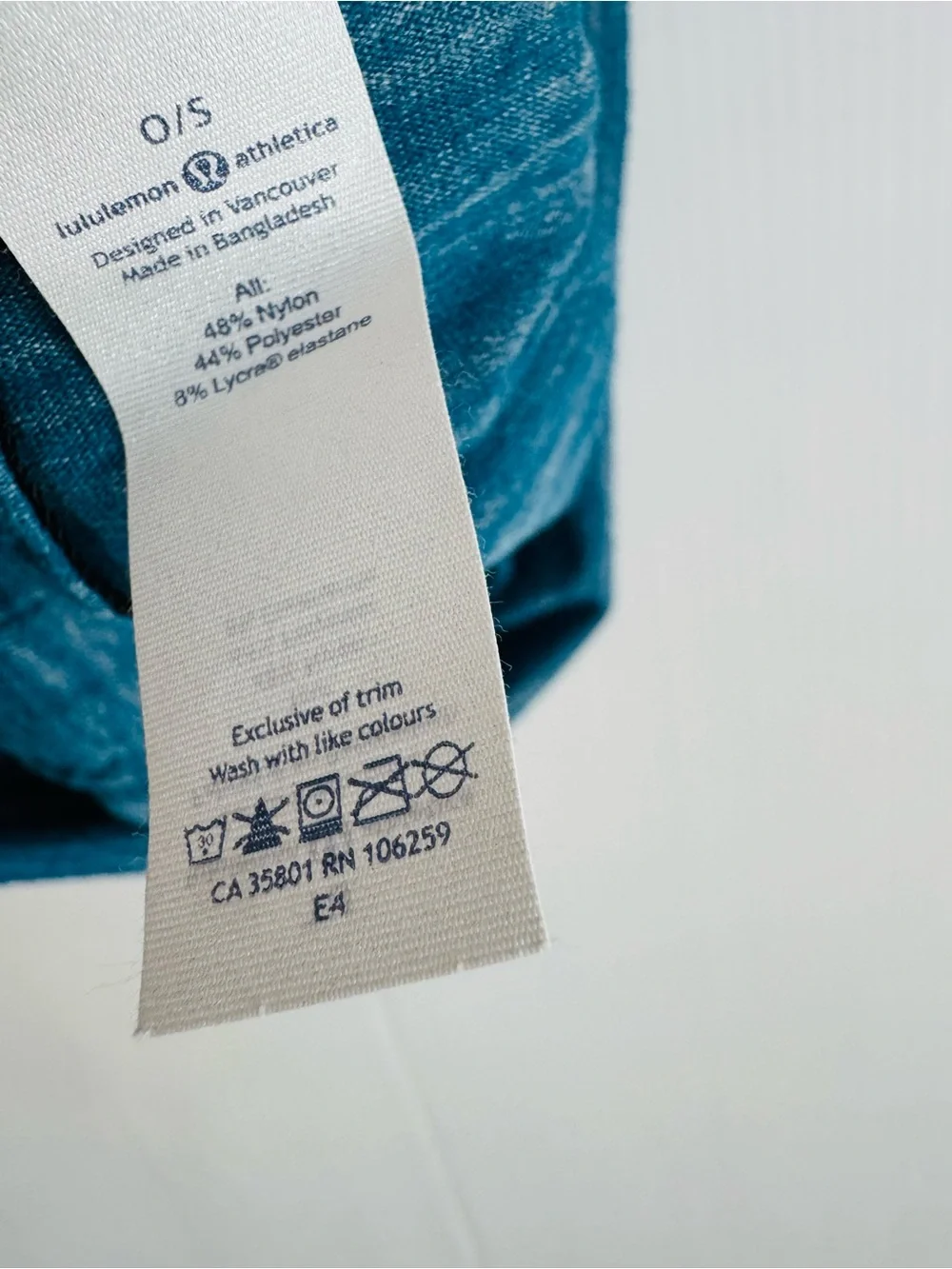 Lululemon Vinyasa Scarf Heathered Tofino Teal Blue